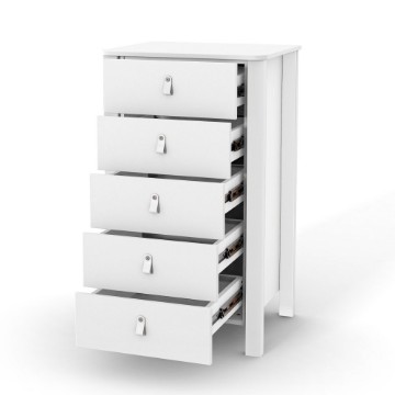 Comodă cameră copii Maia, culoare albă 600
